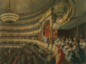 Mihaly Zichy - Performance at the Bolshoi Theatre