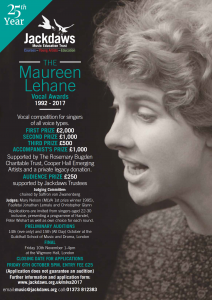 The 25th Maureen Lehane Vocal Awards